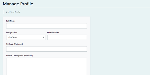 architecture team profile